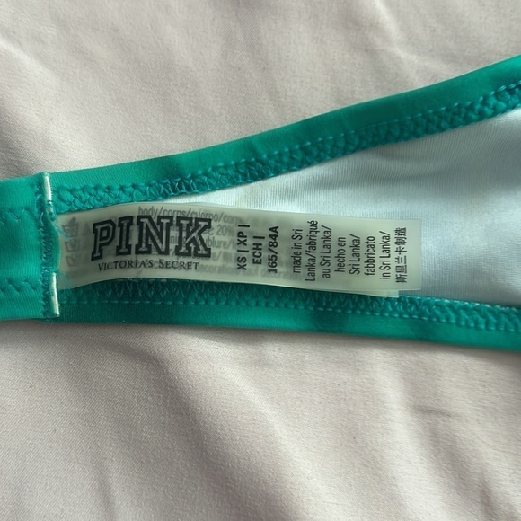 Size XS PINK patterned strapless bikini top. Discontinued. - Picture 3 of 4